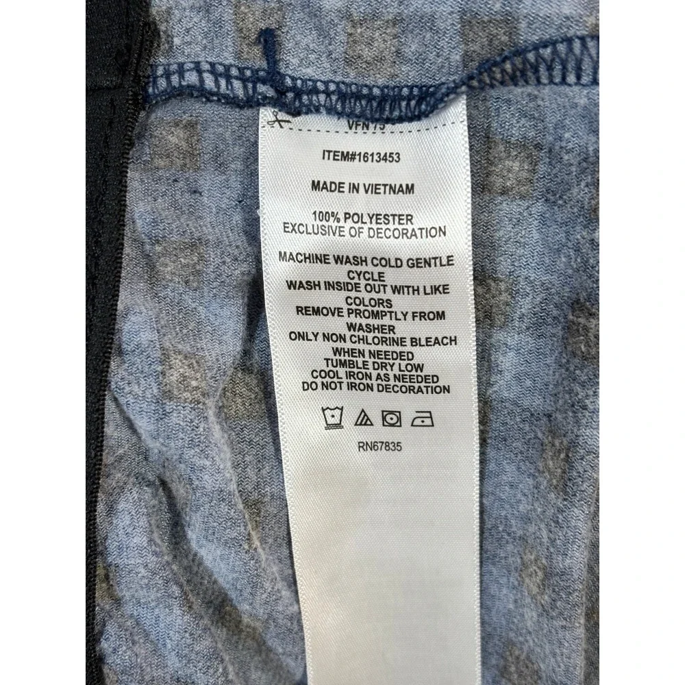 Nautica Mens XXL BlueBlack Gingham Pajama Pants Sleepwear Lounge Bottoms 1613453